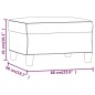 vidaXL Fußhocker Dunkelgrau 60x50x41 cm Mikrofasergewebe vidaXL Fußhocker Dunkelgrau 60x50x41 cm Mikrofasergewebe