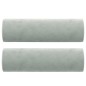 vidaXL Zierkissen 2 Stk. Hellgrau Ø15x50 cm Samt vidaXL Zierkissen 2 Stk. Hellgrau Ø15x50 cm Samt