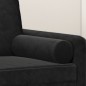 vidaXL Zierkissen 2 Stk. Schwarz Ø15x50 cm Samt vidaXL Zierkissen 2 Stk. Schwarz Ø15x50 cm Samt