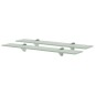 Schwebende Regale 2 Stk. Glas 60x20 cm 8 mm Schwebende Regale 2 Stk. Glas 60x20 cm 8 mm