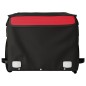 vidaXL Fahrradanhänger Schwarz und Rot 30 kg Eisen vidaXL Fahrradanhänger Schwarz und Rot 30 kg Eisen