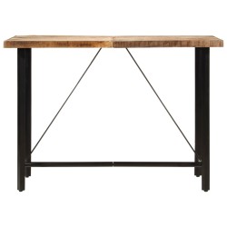 vidaXL Bartisch 150x70x107 cm Massivholz Mango und Eisen