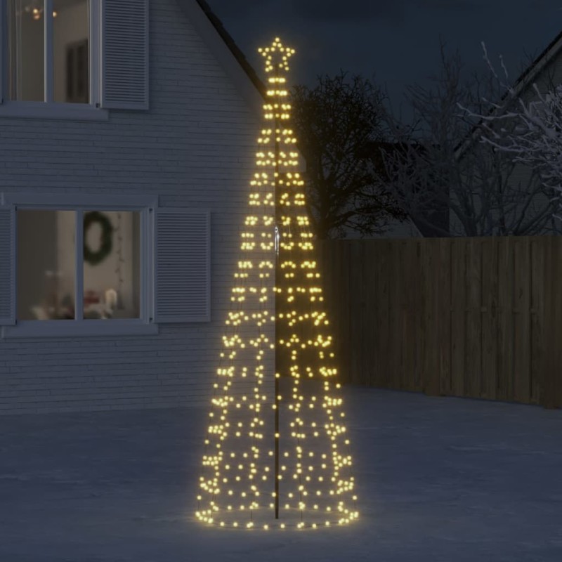 vidaXL LED-Weihnachtsbaum mit Erdspießen 570 LEDs Warmweiß 300 cm vidaXL LED-Weihnachtsbaum mit Erdspießen 570 LEDs Warmweiß 300 cm