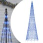 vidaXL LED-Weihnachtsbaum für Fahnenmast 1534 LEDs Blau 500 cm vidaXL LED-Weihnachtsbaum für Fahnenmast 1534 LEDs Blau 500 cm