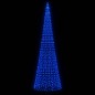 vidaXL LED-Weihnachtsbaum für Fahnenmast 1534 LEDs Blau 500 cm vidaXL LED-Weihnachtsbaum für Fahnenmast 1534 LEDs Blau 500 cm