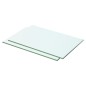 Regalböden 2 Stk. Glas Transparent 50 x 25 cm Regalböden 2 Stk. Glas Transparent 50 x 25 cm