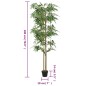 vidaXL Bambusbaum Künstlich 1216 Blätter 180 cm Grün vidaXL Bambusbaum Künstlich 1216 Blätter 180 cm Grün