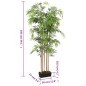 vidaXL Bambusbaum Künstlich 1095 Blätter 150 cm Grün vidaXL Bambusbaum Künstlich 1095 Blätter 150 cm Grün