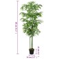 vidaXL Bambusbaum Künstlich 240 Blätter 80 cm Grün vidaXL Bambusbaum Künstlich 240 Blätter 80 cm Grün