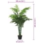 vidaXL Palme Künstlich 28 Blätter 120 cm Grün vidaXL Palme Künstlich 28 Blätter 120 cm Grün
