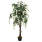vidaXL Glyzinienbaum Künstlich 840 Blätter 120 cm Grün und Weiß vidaXL Glyzinienbaum Künstlich 840 Blätter 120 cm Grün und Weiß