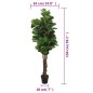 vidaXL Feigenbaum Künstlich 180 Blätter 150 cm Grün vidaXL Feigenbaum Künstlich 180 Blätter 150 cm Grün