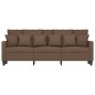 vidaXL 3-Sitzer-Sofa Braun 180 cm Stoff vidaXL 3-Sitzer-Sofa Braun 180 cm Stoff