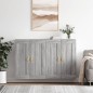 vidaXL Wandschränke 2 Stk. Grau Sonoma Holzwerkstoff vidaXL Wandschränke 2 Stk. Grau Sonoma Holzwerkstoff