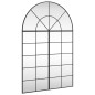 vidaXL Wandspiegel Schwarz 100x150 cm Gewölbt Eisen vidaXL Wandspiegel Schwarz 100x150 cm Gewölbt Eisen