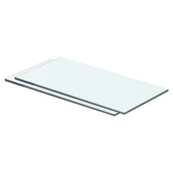 vidaXL Regalböden 2 Stk. Glas Transparent 40x15 cm
