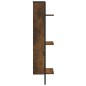 vidaXL Wandregal 3 Fächer Räuchereiche 30x25x100 cm Holzwerkstoff vidaXL Wandregal 3 Fächer Räuchereiche 30x25x100 cm Holzwerkstoff