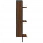 vidaXL Wandregal 3 Fächer Braun Eichen-Optik 30x25x100cm Holzwerkstoff vidaXL Wandregal 3 Fächer Braun Eichen-Optik 30x25x100cm Holzwerkstoff
