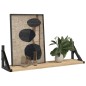 vidaXL Wandregale 2 Stk. Sonoma-Eiche 60x15x15,5 cm vidaXL Wandregale 2 Stk. Sonoma-Eiche 60x15x15,5 cm