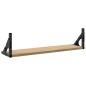 vidaXL Wandregale 2 Stk. Sonoma-Eiche 60x15x15,5 cm vidaXL Wandregale 2 Stk. Sonoma-Eiche 60x15x15,5 cm