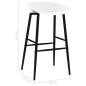 vidaXL Barhocker 4 Stk. Weiß vidaXL Barhocker 4 Stk. Weiß