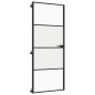 vidaXL Innentür Schlank Schwarz 83x201,5 cm Hartglas & Aluminium vidaXL Innentür Schlank Schwarz 83x201,5 cm Hartglas & Aluminium