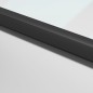 vidaXL Innentür Schlank Schwarz 83x201,5 cm Hartglas & Aluminium vidaXL Innentür Schlank Schwarz 83x201,5 cm Hartglas & Aluminium