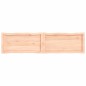 vidaXL Tischplatte 160x40x4 cm Massivholz Eiche Unbehandelt Baumkante vidaXL Tischplatte 160x40x4 cm Massivholz Eiche Unbehandelt Baumkante