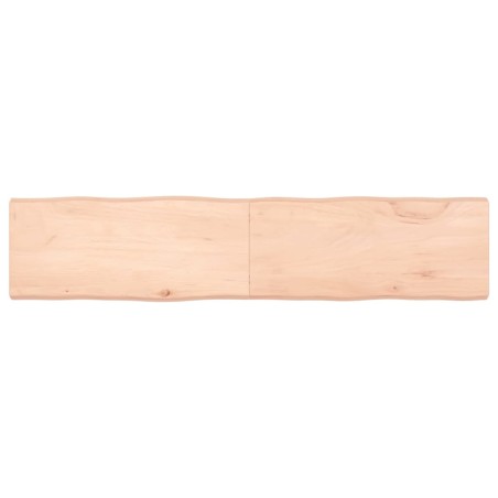 vidaXL Tischplatte 180x40x(2-6) cm Massivholz Unbehandelt Baumkante