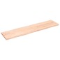 vidaXL Tischplatte 200x50x4 cm Massivholz Eiche Unbehandelt Baumkante vidaXL Tischplatte 200x50x4 cm Massivholz Eiche Unbehandelt Baumkante