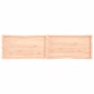 vidaXL Tischplatte 200x50x4 cm Massivholz Eiche Unbehandelt Baumkante vidaXL Tischplatte 200x50x4 cm Massivholz Eiche Unbehandelt Baumkante