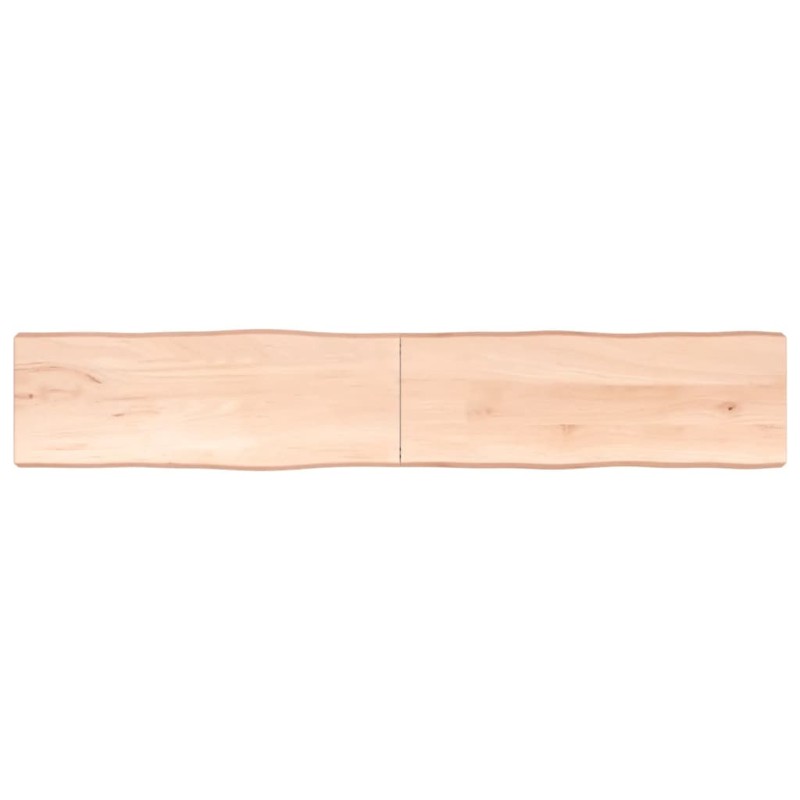 vidaXL Tischplatte 220x40x(2-6) cm Massivholz Unbehandelt Baumkante vidaXL Tischplatte 220x40x(2-6) cm Massivholz Unbehandelt Baumkante