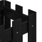 vidaXL Pflanzkübel Lattenzaun-Design Schwarz 30x30x30 cm Kiefernholz vidaXL Pflanzkübel Lattenzaun-Design Schwarz 30x30x30 cm Kiefernholz