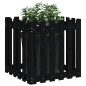 vidaXL Pflanzkübel Lattenzaun-Design Schwarz 60x60x60 cm Kiefernholz vidaXL Pflanzkübel Lattenzaun-Design Schwarz 60x60x60 cm Kiefernholz