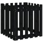 vidaXL Pflanzkübel Lattenzaun-Design Schwarz 60x60x60 cm Kiefernholz vidaXL Pflanzkübel Lattenzaun-Design Schwarz 60x60x60 cm Kiefernholz