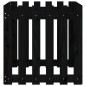 vidaXL Pflanzkübel Lattenzaun-Design Schwarz 60x60x60 cm Kiefernholz vidaXL Pflanzkübel Lattenzaun-Design Schwarz 60x60x60 cm Kiefernholz