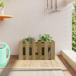 vidaXL Pflanzkübel Latten-Design 60x30x30 cm Kiefernholz Imprägniert