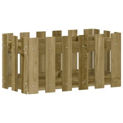 vidaXL Pflanzkübel Latten-Design 60x30x30 cm Kiefernholz Imprägniert
