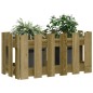 vidaXL Pflanzkübel Latten-Design 60x30x30 cm Kiefernholz Imprägniert vidaXL Pflanzkübel Latten-Design 60x30x30 cm Kiefernholz Imprägniert