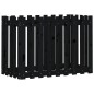 vidaXL Hochbeet Latten-Design Schwarz 100x50x70 cm Massivholz Kiefer