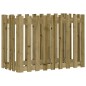 vidaXL Hochbeet Lattenzaun-Design 100x50x70 cm Kiefernholz Imprägniert vidaXL Hochbeet Lattenzaun-Design 100x50x70 cm Kiefernholz Imprägniert