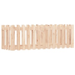 vidaXL Hochbeet Lattenzaun-Design 150x50x50 cm Massivholz Kiefer