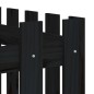 vidaXL Hochbeet Latten-Design Schwarz 150x50x70 cm Massivholz Kiefer vidaXL Hochbeet Latten-Design Schwarz 150x50x70 cm Massivholz Kiefer
