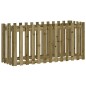 vidaXL Hochbeet Lattenzaun-Design 150x50x70 cm Kiefernholz Imprägniert vidaXL Hochbeet Lattenzaun-Design 150x50x70 cm Kiefernholz Imprägniert