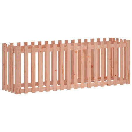 vidaXL Hochbeet Lattenzaun-Design 200x50x70 cm Massivholz Douglasie