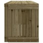 vidaXL Gartenbank Ausziehbar 212,5x40,5x45cm Imprägniertes Kiefernholz vidaXL Gartenbank Ausziehbar 212,5x40,5x45cm Imprägniertes Kiefernholz