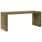 vidaXL Gartenbank Ausziehbar 212,5x40,5x45cm Imprägniertes Kiefernholz vidaXL Gartenbank Ausziehbar 212,5x40,5x45cm Imprägniertes Kiefernholz
