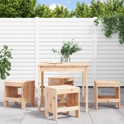 vidaXL 5-tlg. Garten-Essgruppe Massivholz Kiefer