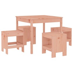 vidaXL 5-tlg. Garten-Essgruppe Massivholz Douglasie