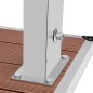 Gartendusche mit Bodenplatte WPC Edelstahl Gartendusche mit Bodenplatte WPC Edelstahl